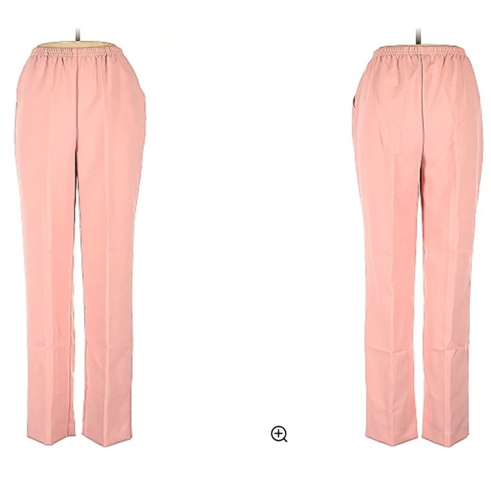 Koret pink straight high rise slacks, Koret pink slacks